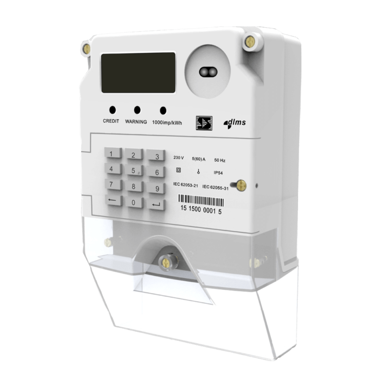 Three Phase STS Keypad Smart Prepaid Meter DLMS Compliant