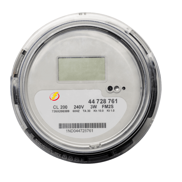 Single Phase FM 1S 2S ANSI Round Energy Meter