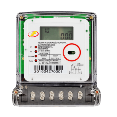 Two Phase Three Wire Energy Meter